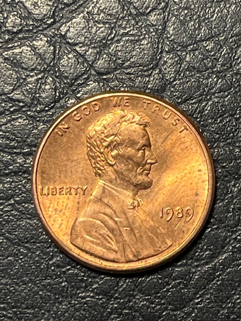 Lincoln-Mémorial-Cent--1989-Die-Clash--Reverse